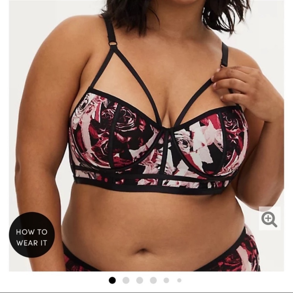 Rose Strappy Bralette